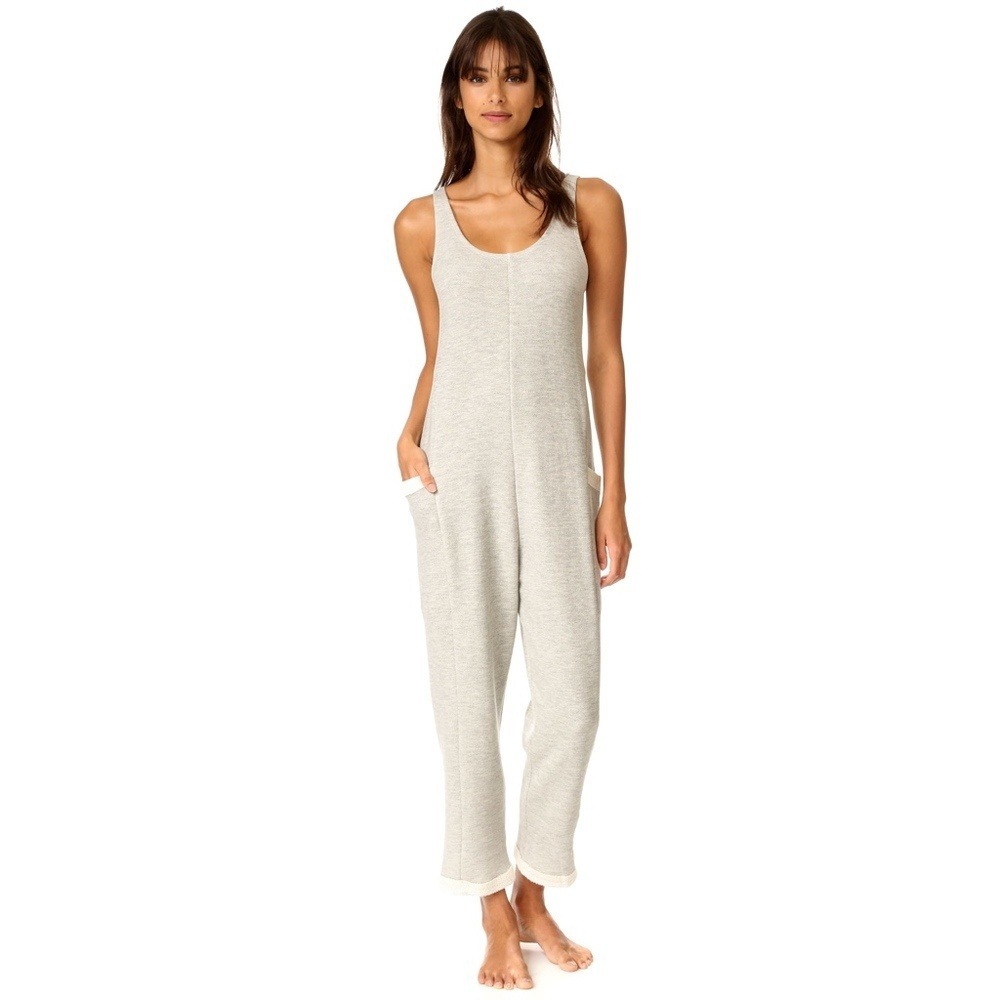 Anthroplogie Only Hearts French Terry Jumpsuit Overalls Jumper Loungewear Casual